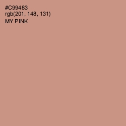 #C99483 - My Pink Color Image